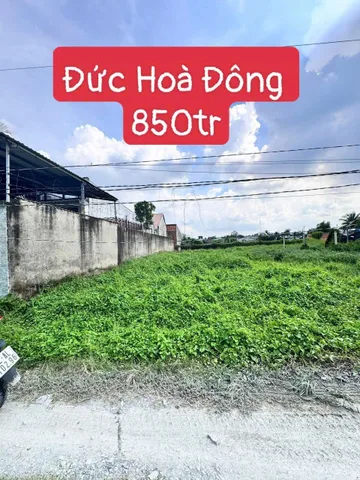Bán Đất 110m2 có sẵn 110 m2 thổ cư giá 850 triệu tại Xã Đức Hòa Đông Huyện Đức Hòa Long An