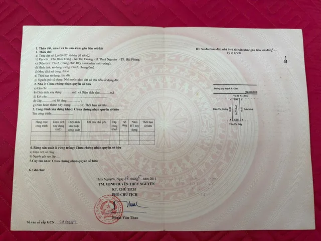 Bán 75m2 giá 3.6 tỷ tại khu phân lô Đầm Tràng Tân Dương ngay đường 359 vào.l/h:076.231.9990 e Thúy