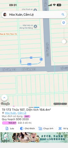 🔴 Lô góc 154.4m2 Đường Lỗ Giáng 22 & 23, Hoà Xuân - 6.33 tỷ 0905672687