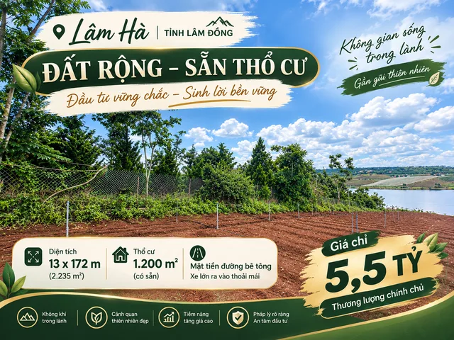 Bán đất lô đất toạ lạc tại xã Phúc Thọ, Lâm Hà, tỉnh Lâm Đồng