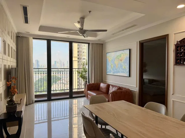Cho thuê căn hộ Vinhomes Central Park 3 phòng ngủ 94m Tháp C1 View Sông