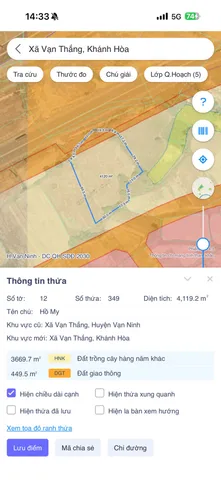 Bán Đất 4100m2 giá 26 tỷ tại Đường Quốc Lộ 1A Xã Vạn Thắng Huyện Vạn Ninh Khánh Hòa