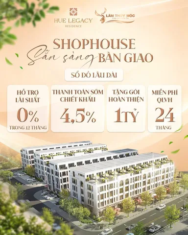 Bán Căn hộ chung cư 96m2 giá 10 tỷ tại Phường An Cựu Thành phố Huế Thừa Thiên Huế