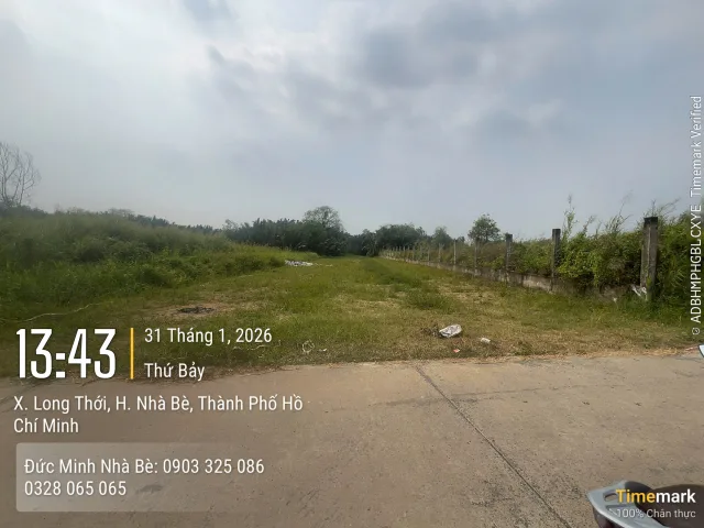 Bán Đất 1117m2 có sẵn 300 m2 thổ cư giá 11.17 tỷ tại Đường Xương Cá 2 Xã Long Thới Huyện Nhà Bè TP. Hồ Chí Minh