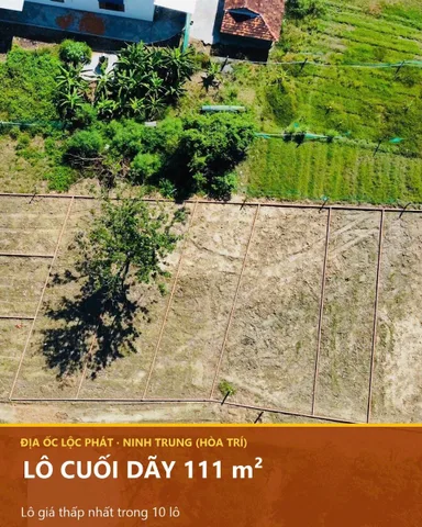 Bán đất Ninh Trung Ninh Hòa - lô thổ cư giá rẻ 111m², 250 triệu