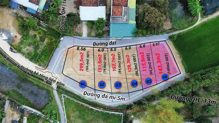 Bán đất Ninh Giang Ninh Hòa - 4 lô sổ riêng có đất ở, từ 550 triệu