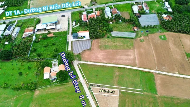 Bán đất Ninh Thọ (Bắc Ninh Hòa) - lô góc 146,2m² gần ĐT 1A, 670 triệu