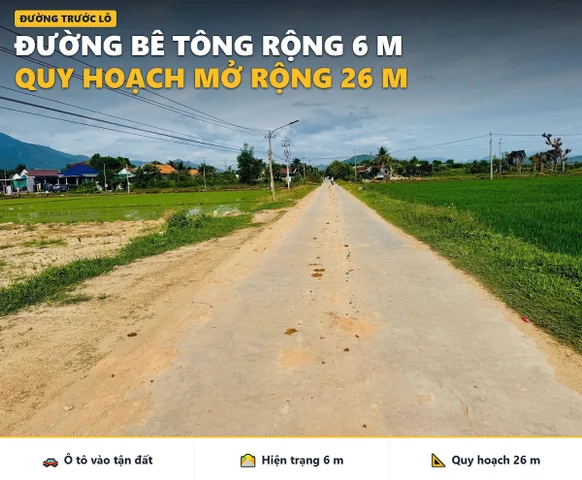 Bán đất Nam Ninh Hòa - 233,5m² gần chợ Ninh Hưng, UBND xã, 950 triệu