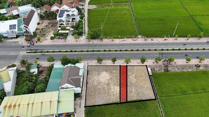 Bán đất trung tâm Ninh Hòa - mặt tiền đường 2/4, 99m² thổ cư, 3,5 tỷ