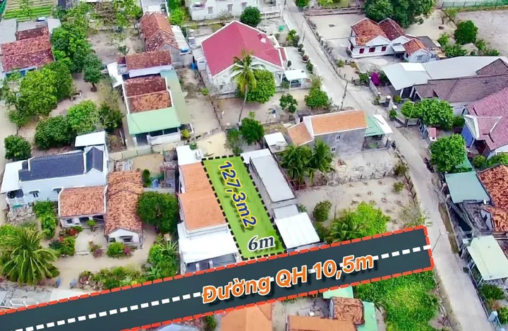 Bán đất Dốc Lết (Ninh Diêm) - 127,3m² gần biển Phú Thọ 3, 1 tỷ 550