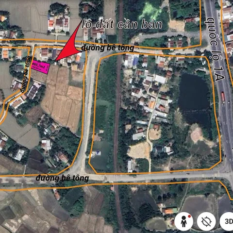 Bán đất Ninh Lộc Ninh Hòa - 465m² full thổ, mặt tiền 10,9m, 899tr