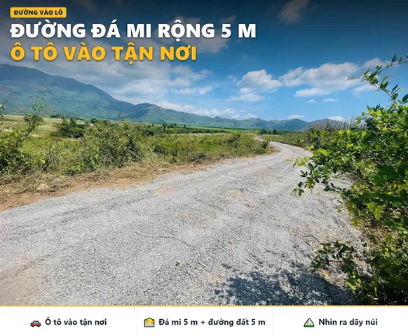 Bán đất Ninh Thượng (Hòa Trí) - 5.194m² 2 sổ giáp suối, 950 triệu