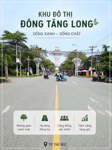 🆘🆘 ĐÔNG TĂNG LONG Q9 – 100M² ĐẤT MẶT TIỀN TRỤC CHÍNH – GIÁ CHỈ 6,3 TỶ, CHỦ GẤP BÁN❗️