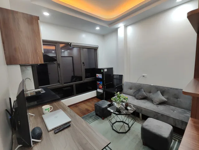 Cho thuê 1PN 1PK FUll đồ đẹp ngõ 345 Khương Trung, Phường Khương Đình