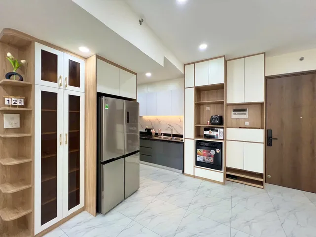 Hết hđ thuê bán cc 55m2 Full nội thất NHƯ HÌNH 2,2 tỷ Sổ hồng Ở liền Nguyễn Văn Trỗi view góc hồ