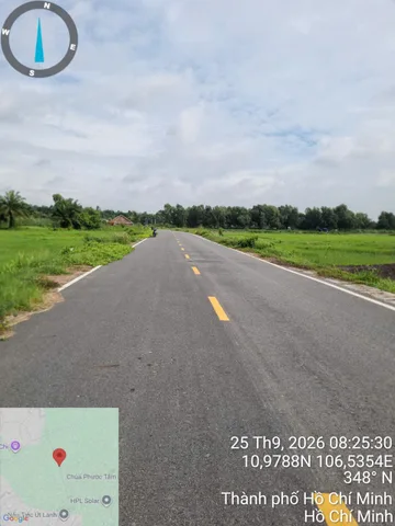 (B333) Đất 1/ Tỉnh Lộ 8, xã Phước Vĩnh An, dt 2.356m2, giá 7tr/m2