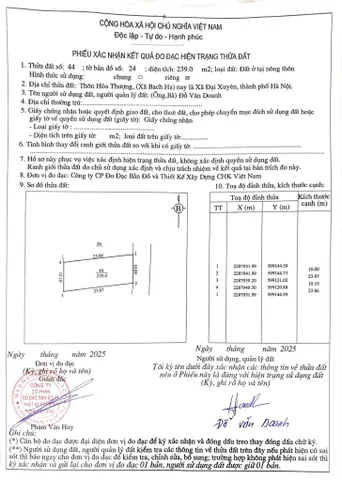Bán Đất 302m2 có sẵn 239 m2 thổ cư giá 6 tỷ tại Xã Bạch Hạ Huyện Phú Xuyên Hà Nội