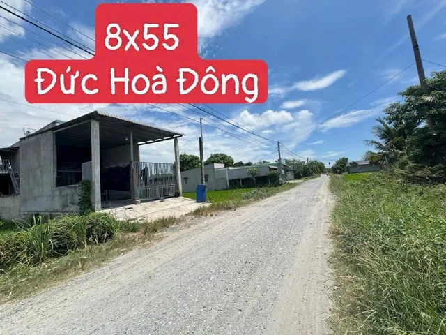 Bán Đất 450m2 có sẵn 450 m2 thổ cư giá 2.7 tỷ tại Xã Đức Hòa Đông Huyện Đức Hòa Long An