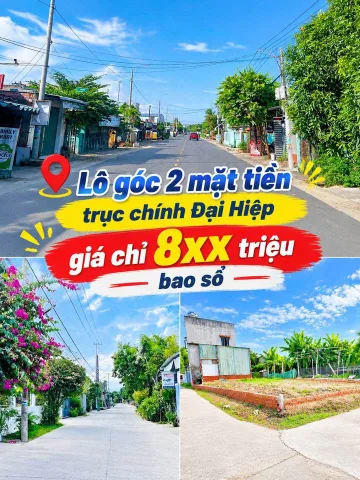 SIÊU PHẨM LÔ GÓC 2 MẶT TIỀN NAM HOÀ KHƯƠNG – GIÁ CHỈ 850 TRIỆU