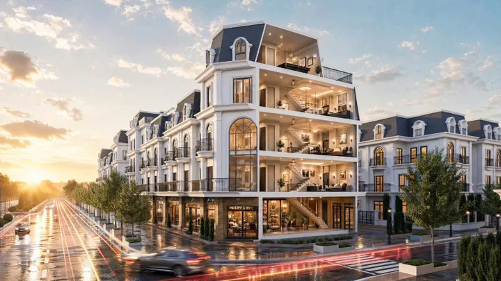 Bán shophouse 130m2 có sẵn 130 m2 thổ cư giá 6 tỷ tại Phường Châu Sơn Thành phố Phủ Lý Hà Nam , nhà mới 4 tầng