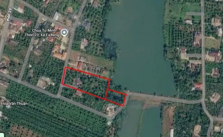 Bán Đất 3381m2 có sẵn 400 m2 thổ cư giá 100 triệu tại Xã Ea Ning Huyện Cư Kuin Đắk Lắk