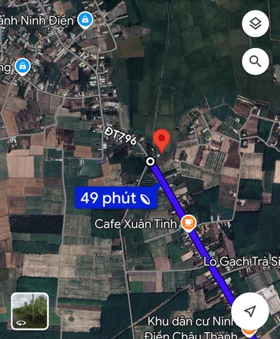 Bán Đất 6412.3m2 giá 5.8 tỷ tại Xã Ninh Điền Huyện Châu Thành Tây Ninh