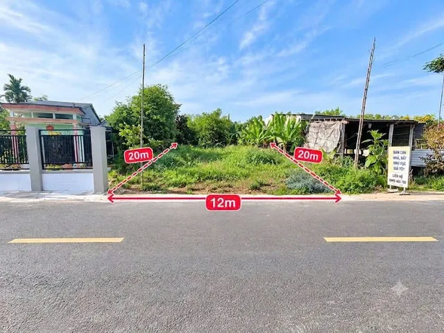 Bán Đất 120m2 có sẵn 120 m2 thổ cư giá 1.45 tỷ tại Xã Hòa Phú Huyện Hòa Vang Đà Nẵng