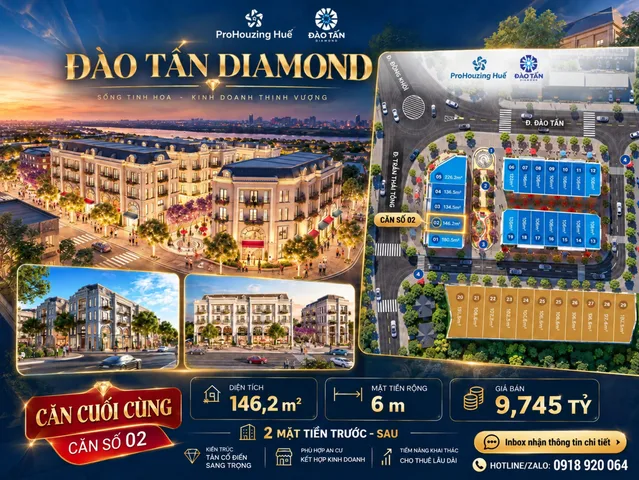🔥 SH0PHOUSE 2 MẶT TIỀN – ĐIỂM NHẤN ĐÀO TẤN DIAMOND