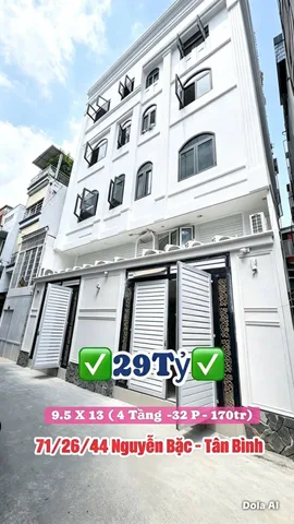 CHDV bề ngang lớn 9,5m - HXH ngay chợ Phạm Văn Hai - dòng tiền 170tr/tháng - giá 29 tỷ.
