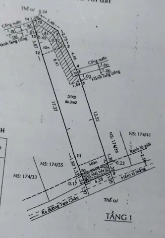 Bán nhà phố 174/37 đường Tam Châu, P. Tam Bình, TP. Thủ Đức