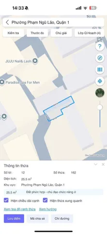 Bán nhà phố 205/16 Bùi Viện, P. Phạm Ngũ Lão, Quận 1