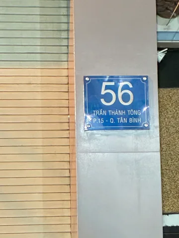 Bán nhà phố 56 Trần Thánh Tông, P. 15, Quận Tân Bình