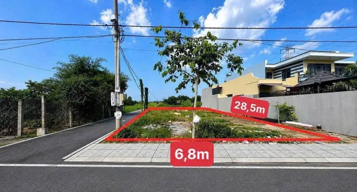 Chính chủ bán đất lô góc, 2 mặt tiền Hương Lộ 9 siêu rộng 187m2, sổ hồng thổ cư