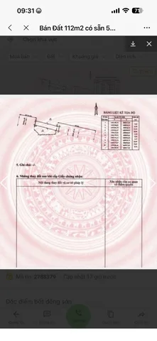 Bán Đất 112m2 có sẵn 50 m2 thổ cư giá 2.36 tỷ tại Xã Vạn Hưng Huyện Vạn Ninh Khánh Hòa