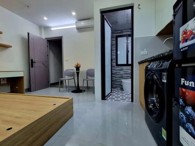 PHÒNG ĐẸP MƠI TINH 20M2 FULL ĐỒ NỘI THẤT PHỐ MẬU LƯƠNG ĐỐI ĐIỆN TÒA NEWHOUSE KĐT XA LA HN.