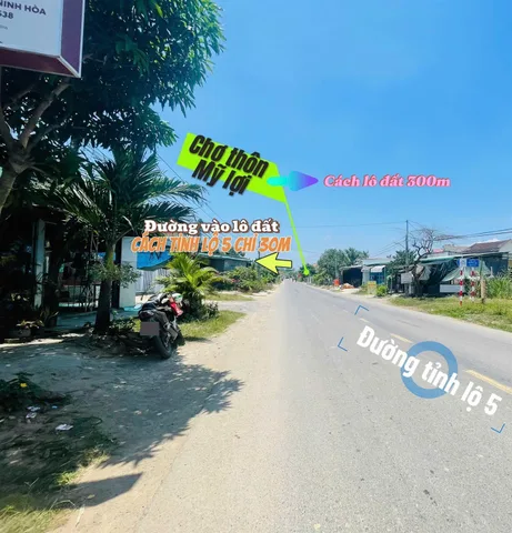 Bán đất Mỹ Lợi Ninh Lộc - 239m², 60m² thổ cư, cách ĐT5 30m, 650 triệu
