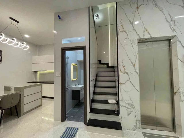 NHÀ ĐẸP ÂU CƠ MỚI - FULL NỘI THẤT - THANG MÁY - XỊN XÒ - 48M2 - THIẾT KẾ HIỆN ĐẠI