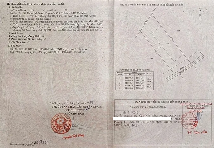 😓 Ngộp Ngân hàng 791m2 (300 thổ)  Giá bán như cho tại Phước Vĩnh An _ Củ Chi