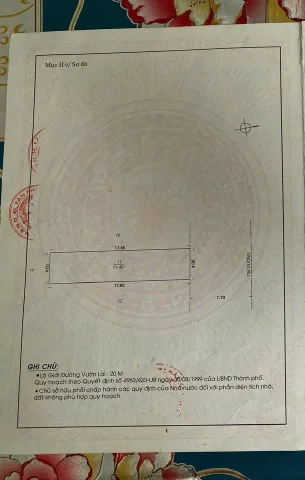 Bán Nhà riêng 72m2 có sẵn 72 m2 thổ cư giá 7.99 tỷ tại Đường Vườn Lài Phường Phú Thọ Hòa Quận Tân Phú TP. Hồ Chí Minh