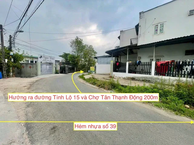 (L875) Đất 1/ Bến Than, xã Tân Thạnh Đông, dt 126m2, đất ở hiện hữu, giá 2 tỷ 600
