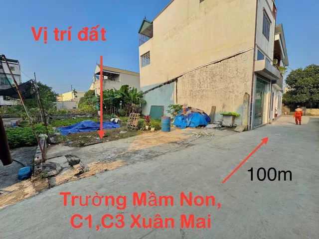 Bán Đất 90.3m2 có sẵn 50 m2 thổ cư giá 3.5 tỷ tại tổ 7 tân bình cạnh nhà văn hoá trường học Thị trấn Xuân Mai Huyện Chương Mỹ Hà Nội