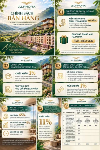 ALPHORA MUONG HOA – MỘT ĐIỂM ĐẾN, NHIỀU TRẢI NGHIỆM