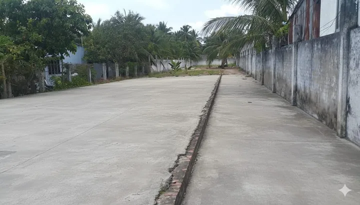 Cho thuê Mặt bằng kinh doanh , diện tích 1078n2, có 300m2 thổ cư tại chợ Bình Phú Thành phố Bến Tre