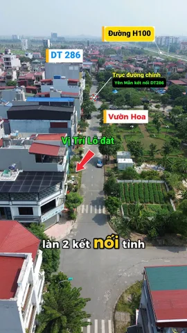 ✅Bán Lô Đẹp Yên Mẫn, Vạn An Nhìn Vườn Hoa, Gần H100 Mt 4.5m.Dt 73m2 Giá 7.2 Tỷ