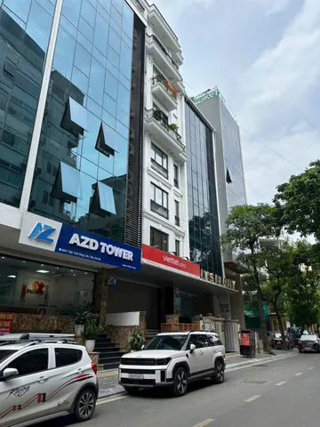 CHO THUÊ TÒA NHÀ VĂN PHÒNG NGUYÊN CĂN - PHỐ DỊCH VỌNG HẬU,  110m², xây dựng 6 tầng + 1 tầng hầm để xe rộng rãi.