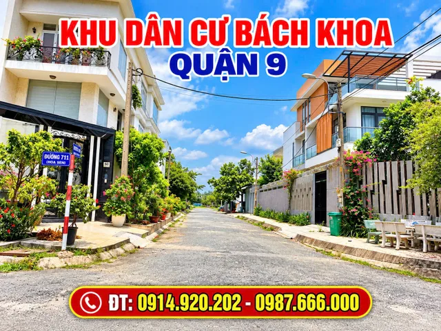 Bán lô đất khu Bách Khoa, Phường Phú Hữu, Quận 9, lô B1-11, diện tích 7x30,4m, giá 64tr/m2