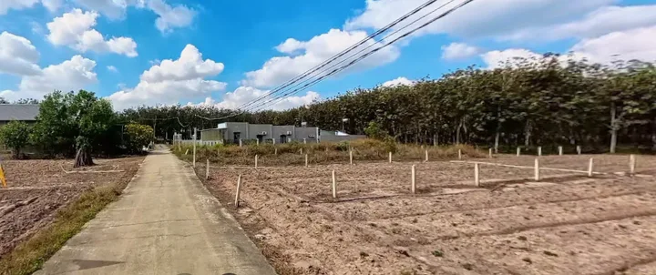 Bán Đất 186m2 có sẵn 80 m2 thổ cư giá 800 triệu tại Thị trấn Lai Uyên Huyện Bàu Bàng Bình Dương