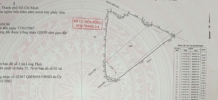 Bán Đất 4458m2 giá 8.92 tỷ tại Đường dẫn cao tốc Xã Long Thới Huyện Nhà Bè TP. Hồ Chí Minh