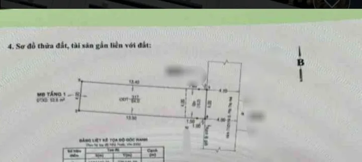 Không Quy hoạch - Không Lộ Giới - Giảm 700 tr - Lũy Bán Bích - 64m2 - 4 tầng + St