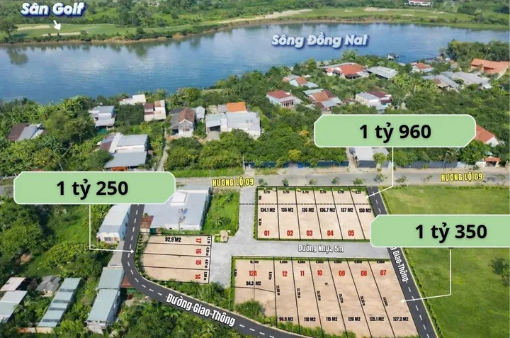 ĐẤT 2 MẶT TIỀN VIEW SÔNG HƯƠNG LỘ 9 – TÂN TRIỀU